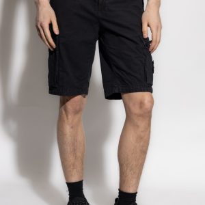 ברמודה סטון איילנד BERMUDA SLIM STONE ISLAND עם רוכסן | שחור | גברים