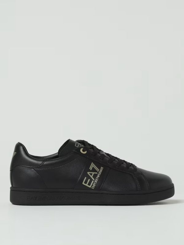 סניקר אמפוריו ארמאני EMPORIO ARMANI SNEAKER EA7 קלאסית | שחור | גברים