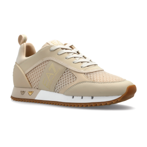 נעליים אמפוריו ארמאני EMPORIO ARMANI SNEAKER EA7 ספורט | בז' | עם לוגו