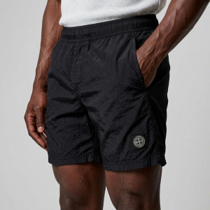 בגד ים STONE ISLAND סטון איילנד ניילון | שחור מטאלי | גברים
