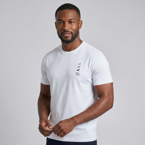 PAUL & SHARK T-SHIRT | טישירט פול אנד שארק לוגו פרינט | גברים | לבן