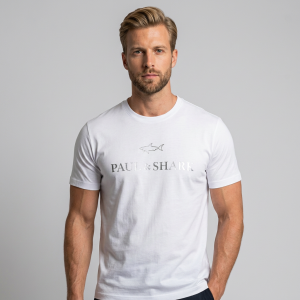 PAUL & SHARK T-SHIRT | טישירט פול אנד שארק | גברים | לבן