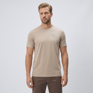 PAUL & SHARK T-SHIRT | טישירט פול אנד שארק כותנה | גברים | חום בהיר