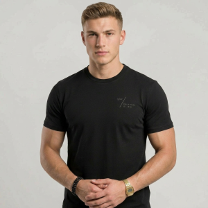 PAUL & SHARK T-SHIRT | טישירט פול אנד שארק כותנה | גברים | שחור