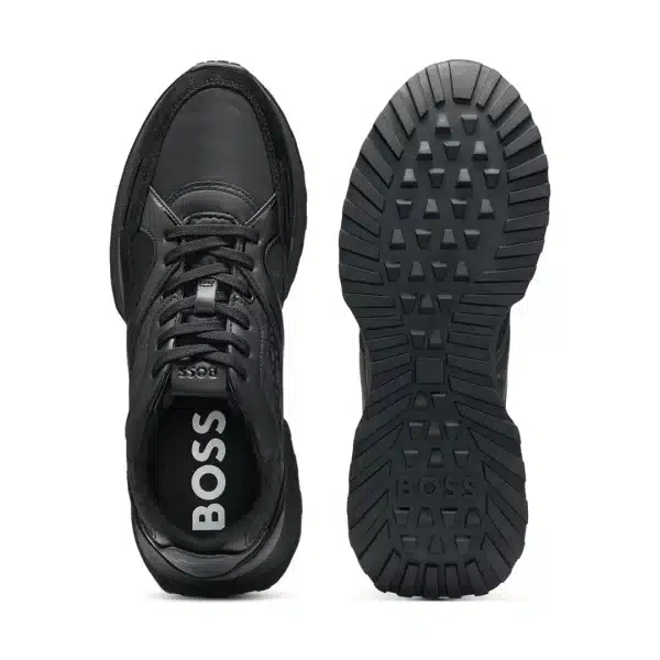 סניקרס אלגנט הוגו בוס HUGO BOSS עור | גברים | שחור - Image 3