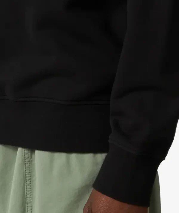 סווטשירט סטון איילנד STONE ISLAND עם פאטץ' לוגו | שחור | גברים - Image 2
