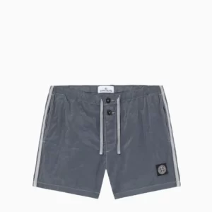 בגד ים STONE ISLAND סטון איילנד ניילון | אפור מטאלי | גברים