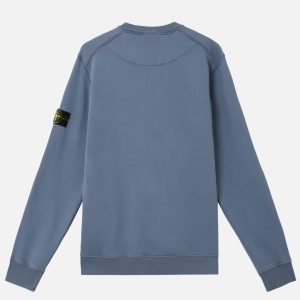 סווטשירט סטון איילנד STONE ISLAND עם פאטץ' לוגו | כחול | גברים