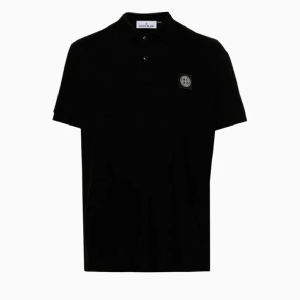 חולצת פולו סטון איילנד STONE ISLAND SLIM FIT | שחור | גברים