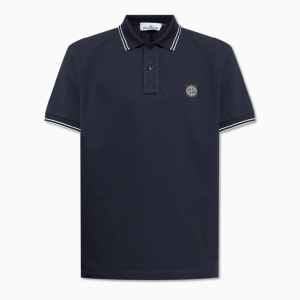 חולצת פולו סטון איילנד STONE ISLAND SLIM FIT | כחול כהה | גברים