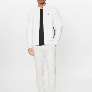 סוויטשירט עם רוכסן ארמאני EMPORIO ARMANI | לבן | גברים