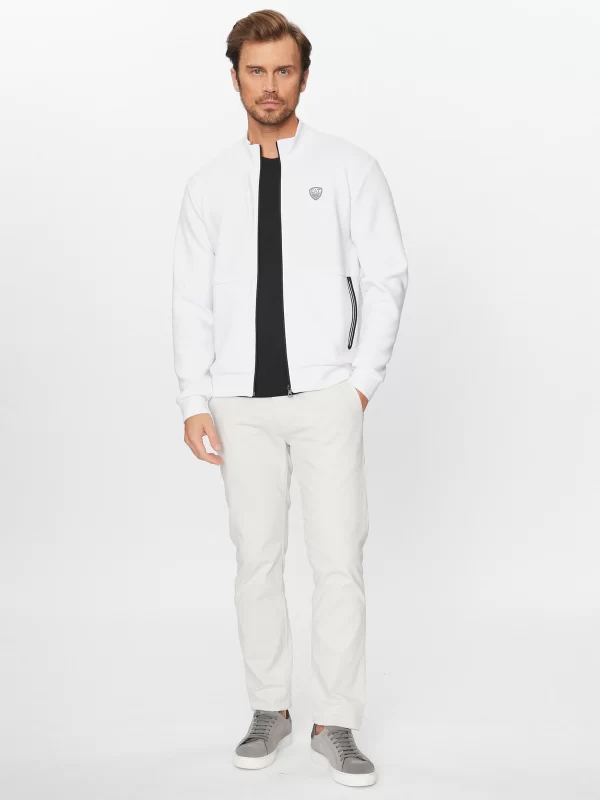 סוויטשירט עם רוכסן ארמאני EMPORIO ARMANI | לבן | גברים - Image 2