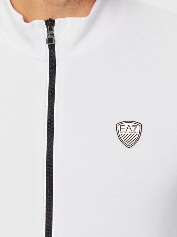 סוויטשירט עם רוכסן ארמאני EMPORIO ARMANI | לבן | גברים - Image 3