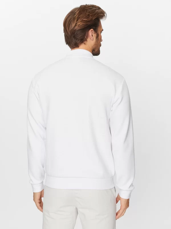 סוויטשירט עם רוכסן ארמאני EMPORIO ARMANI | לבן | גברים - Image 5