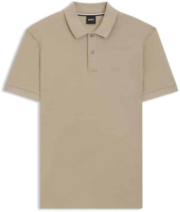 חולצת פולו הוגו בוס HUGO BOSS | גברים | בז' - Image 2