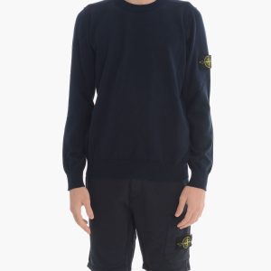 סריג סטון איילנד STONE ISLAND מיקרו סטיץ' | כחול כהה | גברים