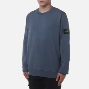 סווטשירט סטון איילנד STONE ISLAND עם פאטץ' לוגו | כחול | גברים