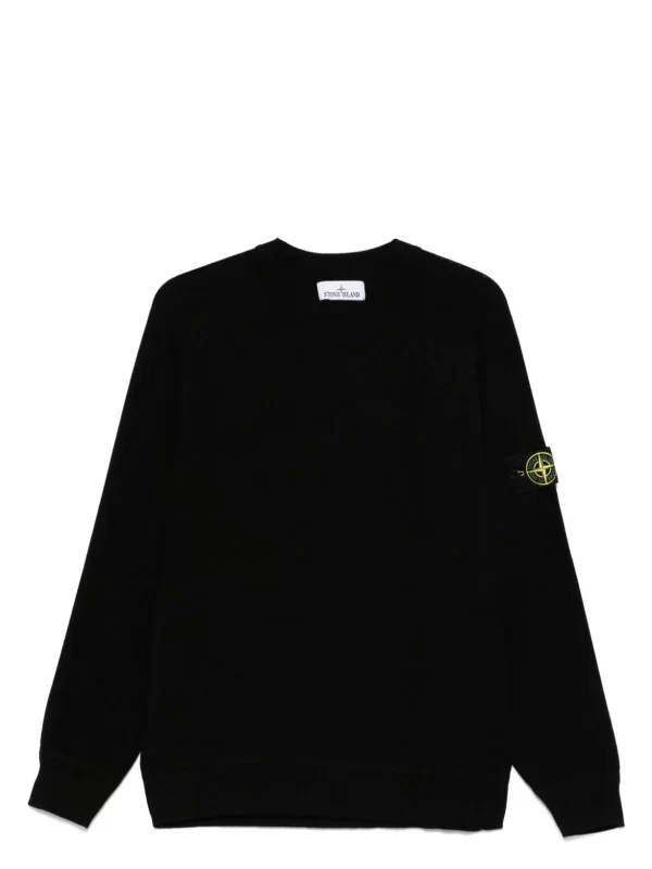 סריג סטון איילנד STONE ISLAND מיקרו סטיץ' | שחור | גברים - Image 3