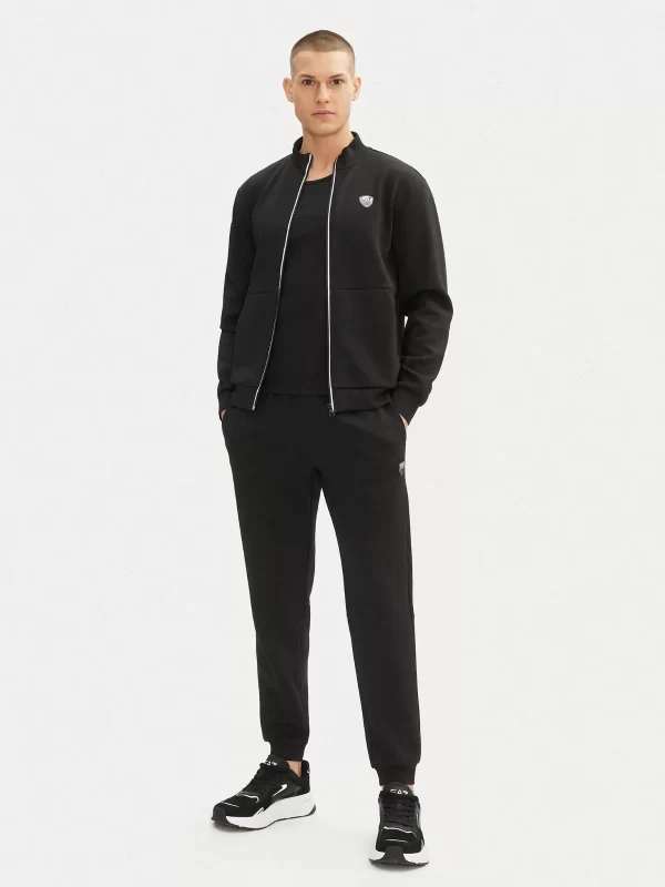 סוויטשירט עם רוכסן ארמאני EMPORIO ARMANI | שחור | גברים