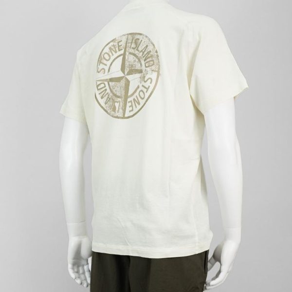 טישירט STONE ISLAND סטון איילנד שרוול קצר | צהוב בהיר | גברים - Image 2