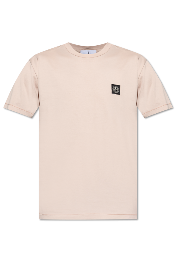 טישירט STONE ISLAND סטון איילנד שרוול קצר | ורוד בהיר | גברים