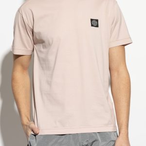טישירט STONE ISLAND סטון איילנד שרוול קצר | ורוד בהיר | גברים