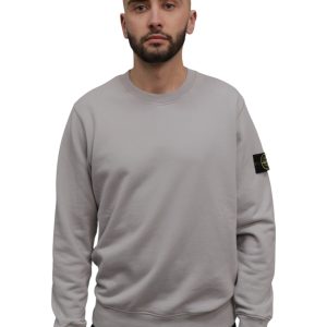 סווטשירט סטון איילנד STONE ISLAND עם פאטץ' לוגו | אפור | גברים