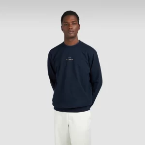 PAUL & SHARK SWEATSHIRT | טישירט פול אנד שארק עם לוגו | גברים | כחול כהה