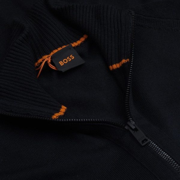 קרדיגן הוגו בוס HUGO BOSS עם רוכסן | גברים | שחור - Image 4