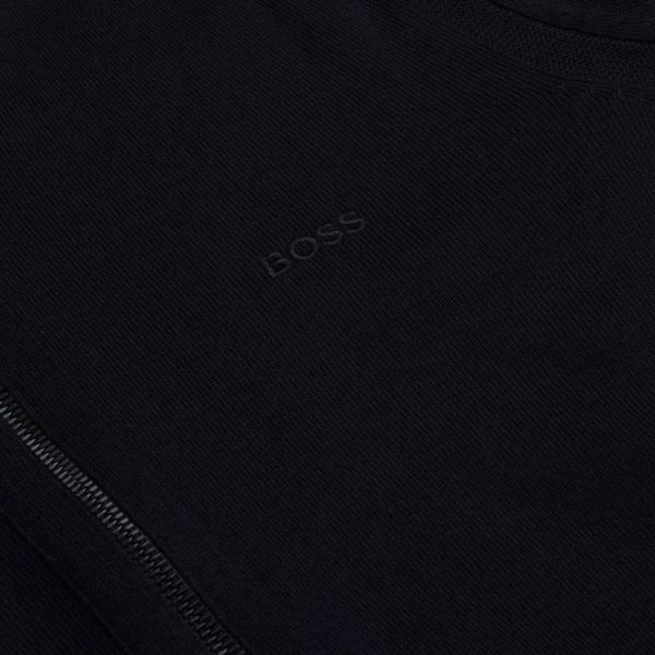 קרדיגן הוגו בוס HUGO BOSS עם רוכסן | גברים | שחור - Image 5
