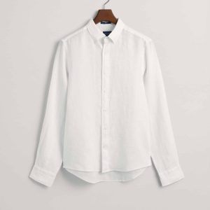 חולצת פשתן גאנט SLIM LINEN SHIRT