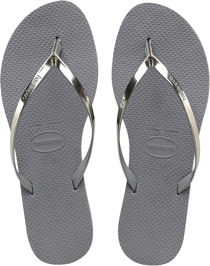 כפכף הויאנס לנשים HAVAIANS | רצועה כסופה