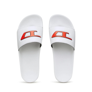 Slippers Diesel Unisex - כפכפי דיזל לגברים ונשים בצבע לבן ואדום