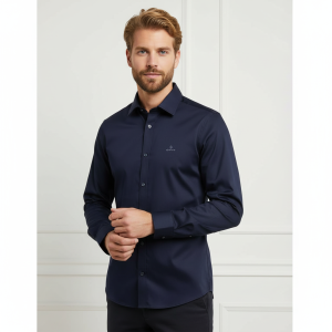 חולצה מכופתרת גאנט SATEEN SLIM TOWN