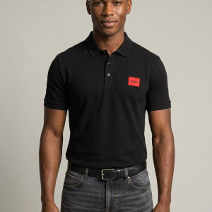 חולצת פולו הוגו בוס HUGO BOSS | גברים | שחור