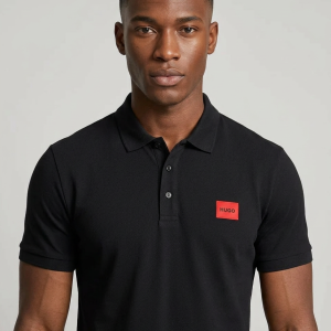 חולצת פולו הוגו בוס HUGO BOSS | גברים | שחור