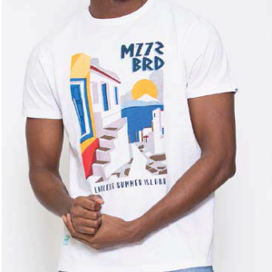 MZ72 חולצה עם הדפס | גברים | לבן