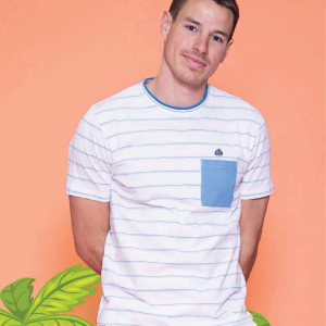 MZ72 טישרט עם פסים | גברים