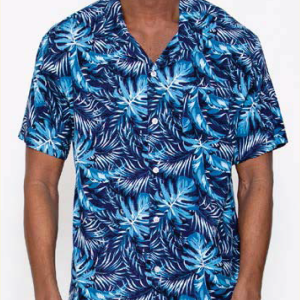 MZ72 חולצה מכופתרת סטייל טרופי | גברים