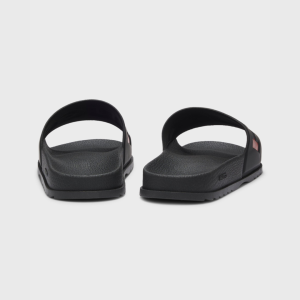 כפכפי עור ממותגים בגוון שחור HUGO BOSS