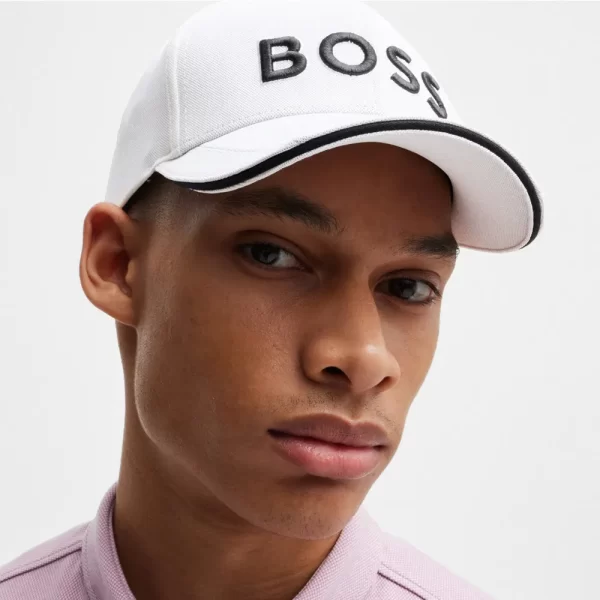כובע בייסבול הוגו בוס HUGO BOSS  | לבן - Image 2