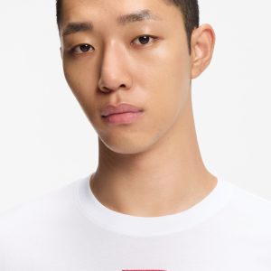 טישרט הוגו בוס HUGO BOSS גזרה רגילה | גברים | שחור לבן