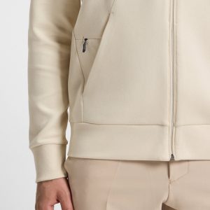 סוויטשירט הוגו בוס HUGO BOSS עם רוכסן | גברים | קרם