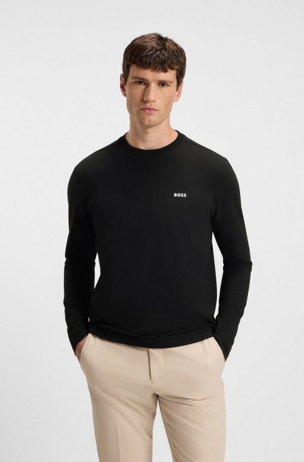 טישירט הוגו בוס HUGO BOSS שרוול ארוך | גברים | שחור