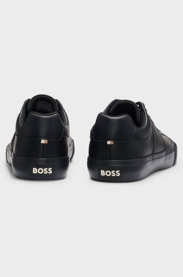 סניקרס הוגו בוס HUGO BOSS דמוי עור | גברים | שחור - Image 3