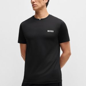 חולצת פולו הוגו בוס HUGO BOSS SLIM | גברים | שחור