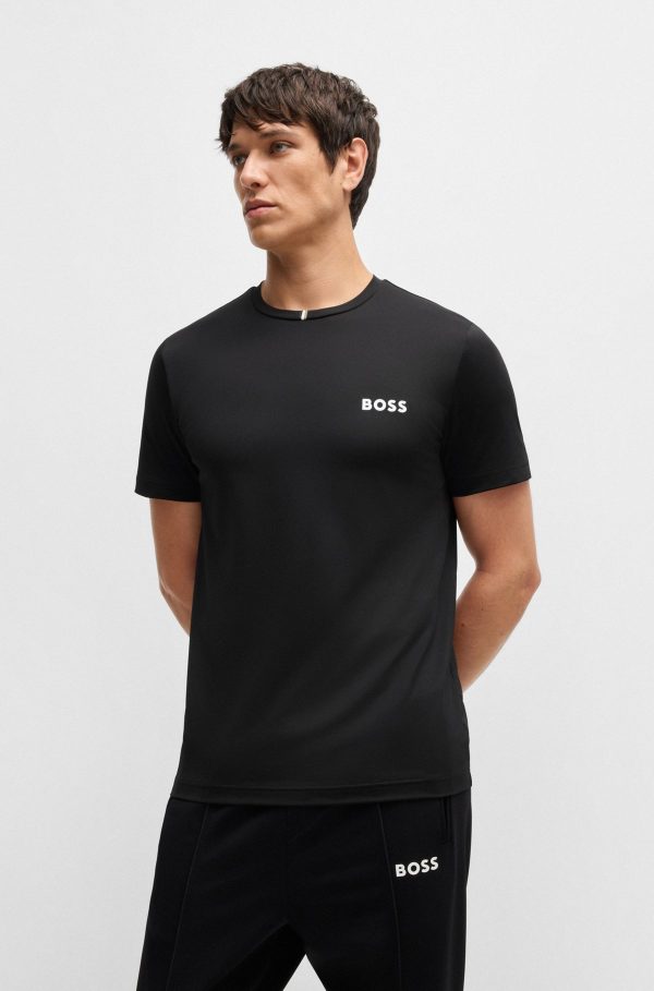 חולצת פולו הוגו בוס HUGO BOSS SLIM | גברים | שחור
