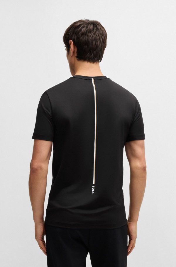 חולצת פולו הוגו בוס HUGO BOSS SLIM | גברים | שחור - Image 4