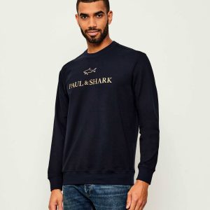 PAUL & SHARK SWEATSHIRT | סוויטשירט פול אנד שארק עם לוגו | גברים | כחול