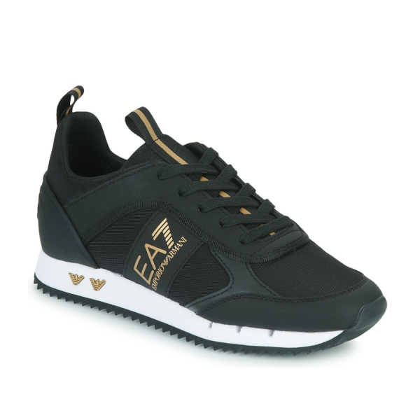 נעליים אמפוריו ארמאני EMPORIO ARMANI SNEAKER EA7 ספורט | שחור | לוגו זהב - Image 4